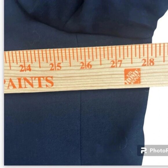 GS Perfect Fit Blazer Jacket Sport Suit Coat Men's Size 54 PR Navy Wool Blend - Picture 6 of 13